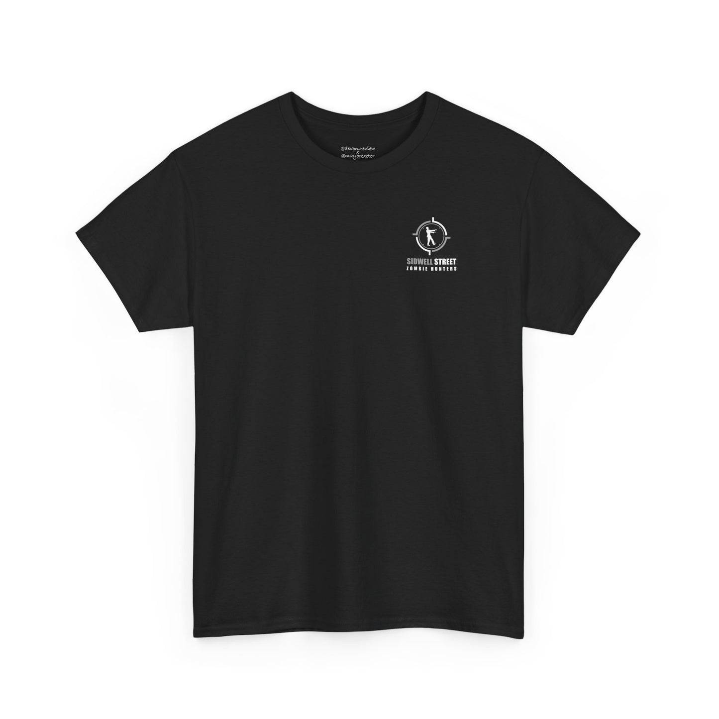 SIDWELL STREET ZOMBIE HUNTERS T-SHIRT (@mayorofexeter collaboration)