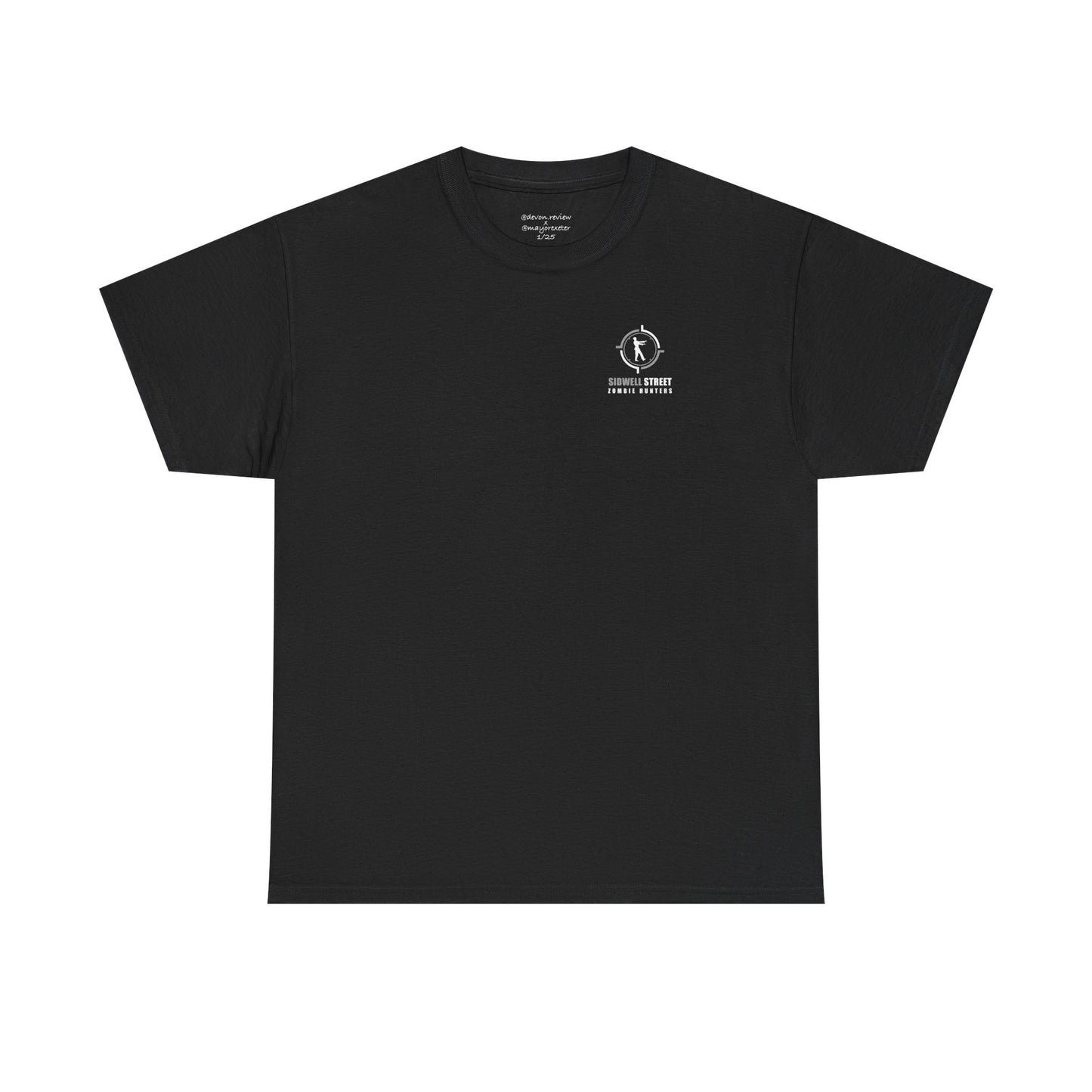 SIDWELL STREET ZOMBIE HUNTERS T-SHIRT (@mayorofexeter collaboration)